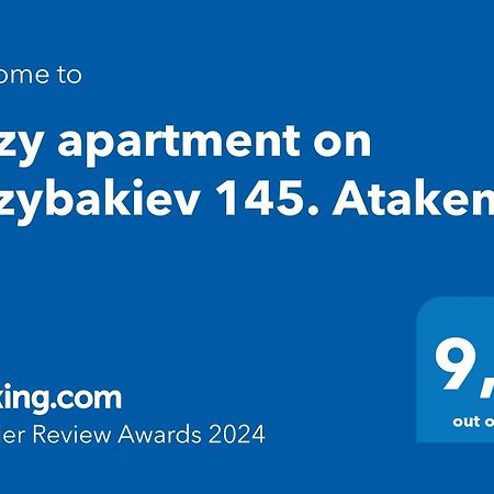 Cozy Apartment On Rozybakiev 145. Atakent الماتي المظهر الخارجي الصورة